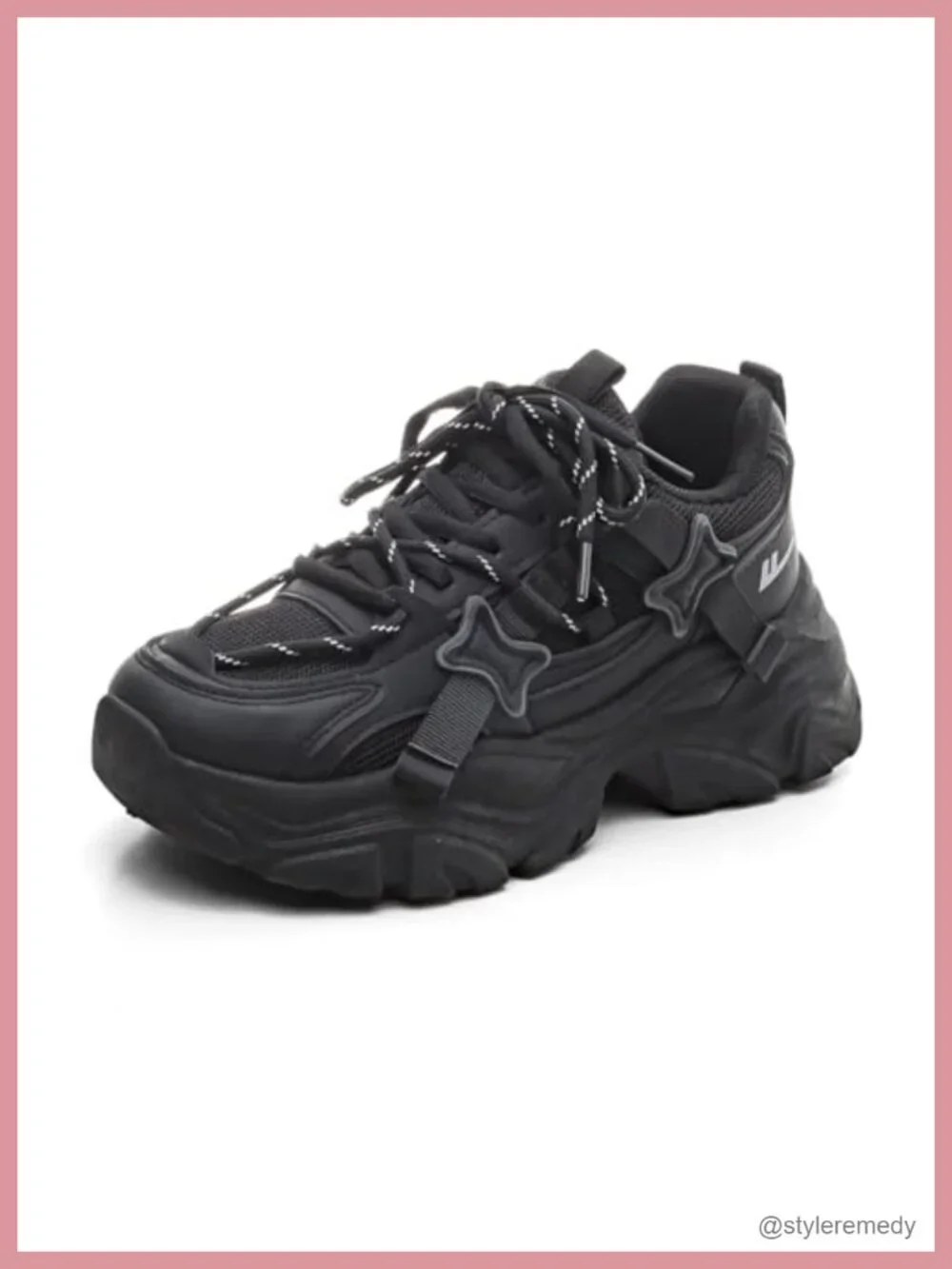 Chunky Platform Sneakers Women Y2K Breathable Mesh Thick Sole Casual Tennis
